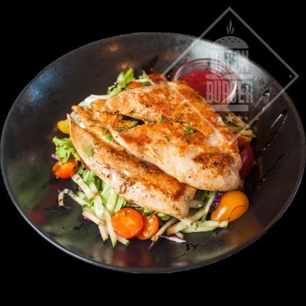 FRESH MIXED SALAD WITH EXTRA TOPPINGS: CHICKEN BREAST