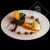 LAVA CAKE WITH FRESH FRUITS AND VANILLA ICE CREAM